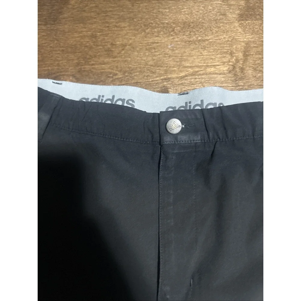 Adidas Golf Shorts Performance Stretch Moisture Wicking Men's Black Sz 40